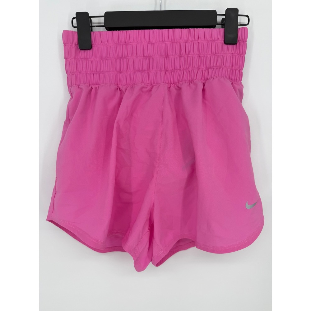 Nike‎ Dri Fit Womens Running Shorts Pink Athletic Training Loose Fit Size S